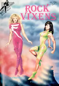 Rock Fantasy Comic Book Rock Vixens Paula Abdul Valentine Vintage Samantha Fox - Picture 1 of 1