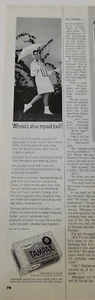 1966 what's the mad fad white go go boots Tampax tampons vintage ad - Picture 1 of 1