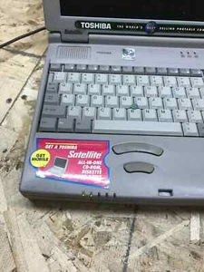 VINTAGE Toshiba Satellite 315CDT  200mhz / 64MB Ram / 10GB HDD / Windows 98! MW - Picture 1 of 8