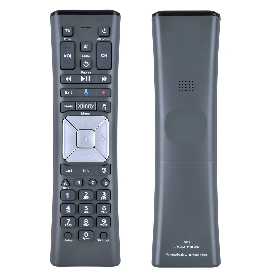 For Comcast/Xfinity XR11 Premium Voice Activated Cable TV Backlit Remote Control - Image 1 of 4