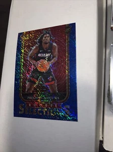 2020-21 Select Rookie Selections Blue Shimmer Precious Achiuwa Raptors #15 EB14 - Picture 1 of 1