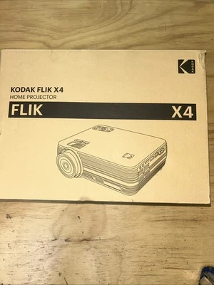 Kodak FLIK X4 Portable Home Projector, 480p Full 1080p HD Support Up to 150” NEW - Image 1 of 4