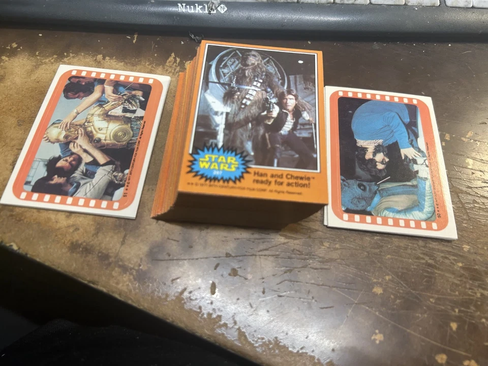 1977 Topps Star Wars Serie 5 Alto Grado Juego Completo 66 Cartas. COMO NUEVO-NMMT Foto 1 de 1
