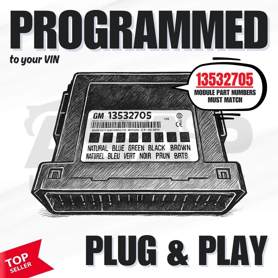 📍 VIN PROGRAMADO PLUG & PLAY BCM BCU CHEVROLET COLORADO 2020-2022 13532705 📍 Foto 1 de 1