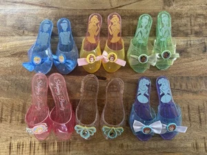 Disney Princess Lot of Dress Up Shoes Little Girls - Ariel, Belle, Elena & more! - Picture 1 of 8