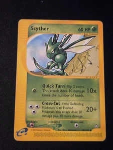 Pokémon TCG Scyther Non-.Holo Uncommon Aquapolis Set 57/147 - Bild 1 von 2