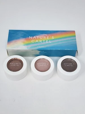 Nature's Cartel Cream Eyeshadow Trio 90’s Nude Champagne Scandal Tan Line Tahiti - Image 1 of 4