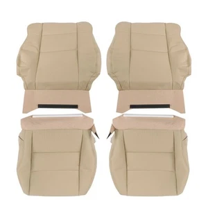 Labwork Front Driver Passenger Seat Cover For 2007 08-2012 Acura RDX Leather Tan - Picture 1 of 24