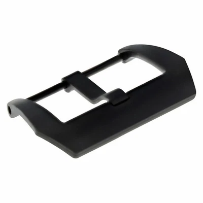 24MM STRAP BAND PRE-V SCREW BUCKLE PVD FOR PANERAI 44MM BLACK FIT LEATHER/RUBBER - Image 1 of 4