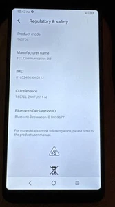 T607DL SmartPhone Fast Ship Black Very Good Used (Tracfone) 32 GB - Picture 1 of 3