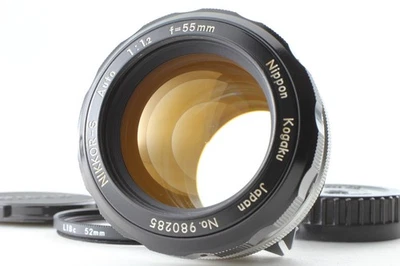 US FARIFF [Casi COMO NUEVO] Lente Ai Nikkor 55 mm f/1,2 Ai Standard MF de JAPÓN - Imagen 1 de 4