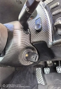Fit For Honda S2000 Ap1/Ap2 Carbon Fiber Steering Column Cover Upper & Lower Set - Picture 1 of 5