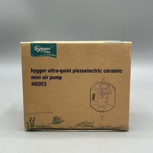 Hygger Ultra Quiet Piezoelectric Ceramic Mini Aquarium Air Pump HG053 Black - Picture 1 of 6