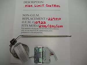 HIGH LIMIT CONTROL PASST BROASTER DRUCKFRITTEUSE, HENNY PENNY, PITCO 1800/1600/2400 - Bild 1 von 1