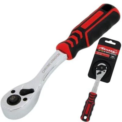 Neilsen Socket Reversible Ratchet Handle Quick Release 90 Teeth 1/4" Tool - Image 1 of 3