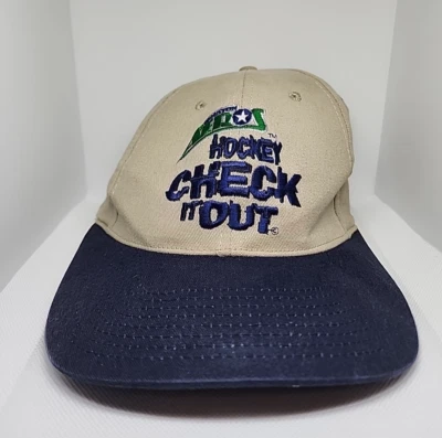 Gorra de colección con logotipo de Houston Aeros azul con estrella blanca "HOCKEY COMPRUÉBALO"  Foto 1 de 4