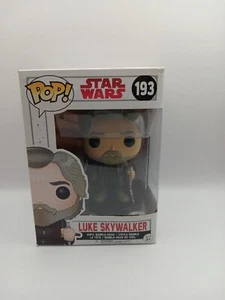 Funko POP Vinyl - Star Wars - Luke Skywalker - #193 With Pop Protector Case - Picture 1 of 6