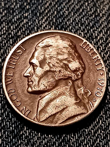 1970 D FIVE CENT MATTE Cover