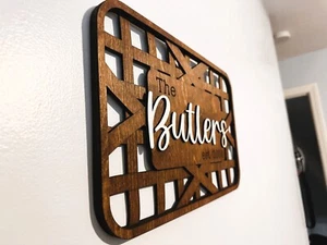 Personalized Tobacco Basket House Warming Gift - Picture 1 of 5