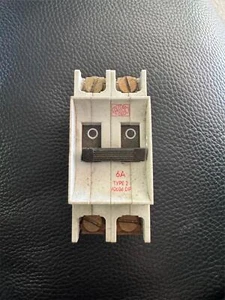 MK 90606 6A Amp 2 Pole Circuit Breaker Type 2 - Picture 1 of 2