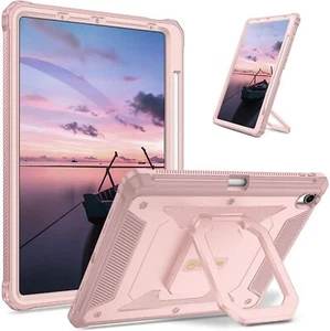 Rugged Case for iPad Air 5th / 4th Gen 10.9 Inch Rotating Stand Shockproof Cover - Picture 1 of 13