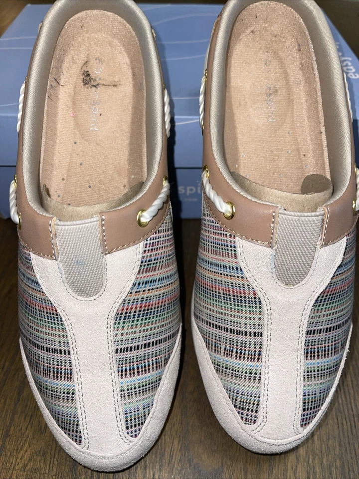 Easy Spirit Womens Travel Time Comfort Insole Slip-On Sneakers 9.5 Multi color - Image 1 of 4