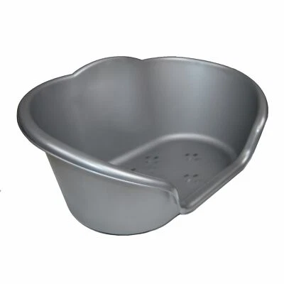 Dog Bed Basket Pet Cat Kitten Puppy Heavy Duty Plastic Waterproof Small Silver - image 1 of 4