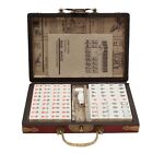146 Sheets Mini Mahjong Set Light Portable Vintage Traditional Chinese Mahjong