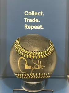 Tristar Platinum Hidden Treasures Larry Walker Gold Auto OML Black Ball Ltd Ed/6 - Picture 1 of 7