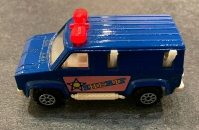 Norev Minijet van bleu, sheriff, très bon état - Photo 1/4