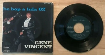 45 7" FRENCH EP GENE VINCENT BE BOP A LULA 1962 Foto 1 de 2