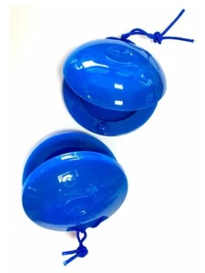 Coppia Castagnette nacchere in plastica colore Blu - Imagen 1 de 1
