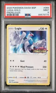 Pokemon PSA 9 MINT - Lugia SWSH069 Prerelease Vivid Voltage - Picture 1 of 2