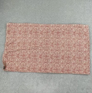 Vtg Ralph Lauren San Luca Scroll Queen Flat Bed Sheet Coral Made in Italy - Picture 1 of 7