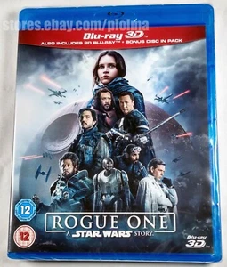 ROGUE ONE: A STAR WARS STORY Brand New 3D (and 2D) BLU-RAY Movie 2016 Film - Picture 1 of 3