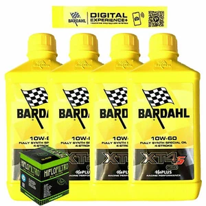 Kit Inspección Aceite Bardahl XT4-S 10W60 Filtro Moto Guzzi 1200 Norge 2006 > - Imagen 1 de 2