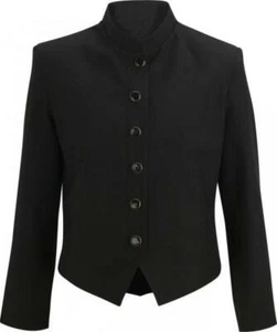 Uniforme Camisa Camarero Servidor Chaqueta Camarera Negro XXS XS 2X 3X 4X - Imagen 1 de 6