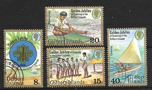 GILBERT ISLAND 1977 SG60/3; 50 ANNIVERSARY SCOUTING ON GILBERT ISLAND FINE USED - Picture 1 of 2