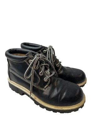 De colección Y2K 90s Route 66 Grueso Resistente Zapatos Botas Mujer COMBAT Talla 7.5 Marten Foto 1 de 4