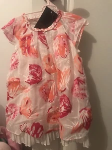 BNWT CATIMINI GIRLS COUTURE BUTTERFLY DRESS SIZE 2 GIRLS/BABY - Picture 1 of 4