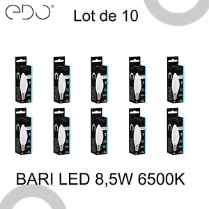 Lot de 10 Ampoule BARI LED 8,5W, E14, 6500K, 600lm, 220-240V