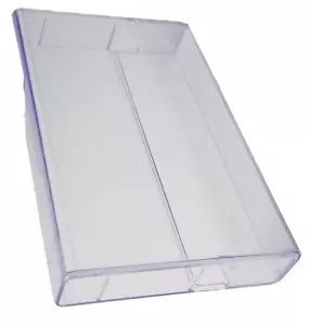 No Posts Cassette Tape Cases (10) Small Clear Plastic Storage Box - Picture 1 of 11