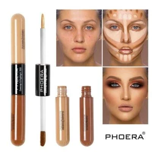PHOERA Sculpt & Highlight Concealer Contour Foundation Dual Face Shadow Stick UK - Picture 1 of 8