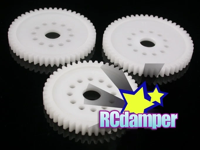 DELRIN MAIN SPUR GEAR 46T 48T 50T TEAM ASSOCIATED MONSTER GT .21 4.6 MGT STEEL - Image 1 of 1