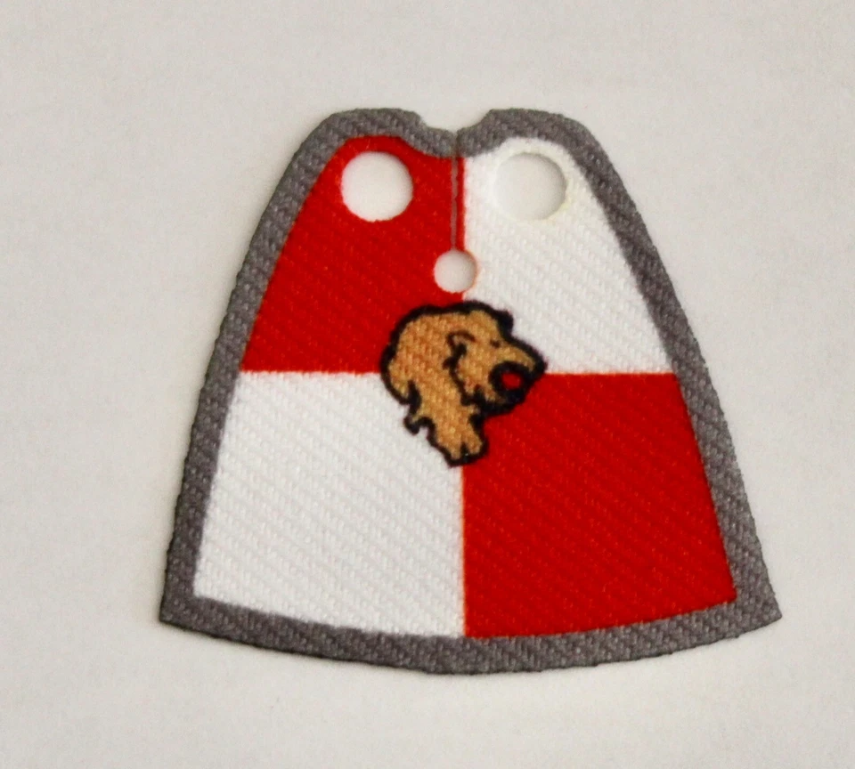 MARKENLOS Umhang Cape Kingdons Löwe Lion kompatibel mit Ritterburg Ritter Figur (Ä)