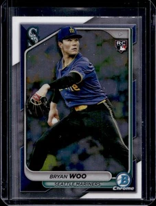 2024 Bowman Chrome Bryan Woo RC Rookie #88 Mariners - Picture 1 of 2