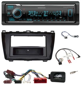 Kenwood Bluetooth Lenkrad DAB USB Autoradio für Mazda 6 10-12 Klavierlack aktiv - Bild 1 von 10