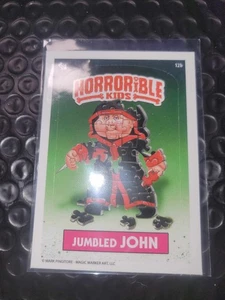 Tarjeta Mark Pingitore Horrible Kids Jumbled John - Imagen 1 de 2