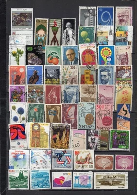ISRAEL.  COLLECTION BUILDER OF 182 ALL DIFFERENT STAMPS.  VINTAGE TO MODERN ERA - Image 1 of 3