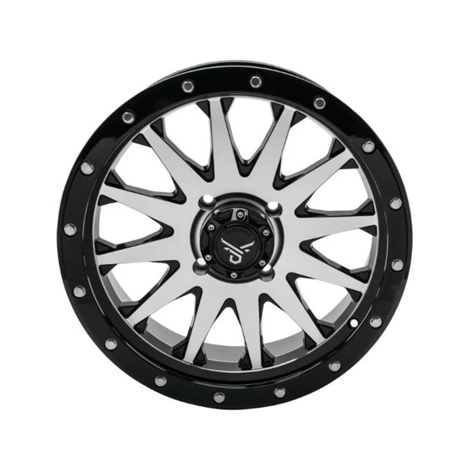 QuadBoss Wagon Wheel 18x7, 4/156, 4+3, Black/Machined RT-GW106187156BMA - Изображение 1 из 3